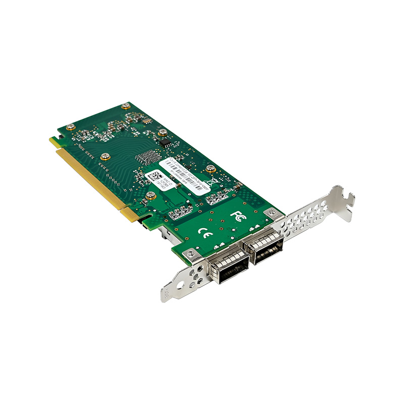 การ์ดควบคุม PCIe4.0 X16 ชิป Me - 100Gbe Qsfp28 Network Card บทวิจารณ์และราคา