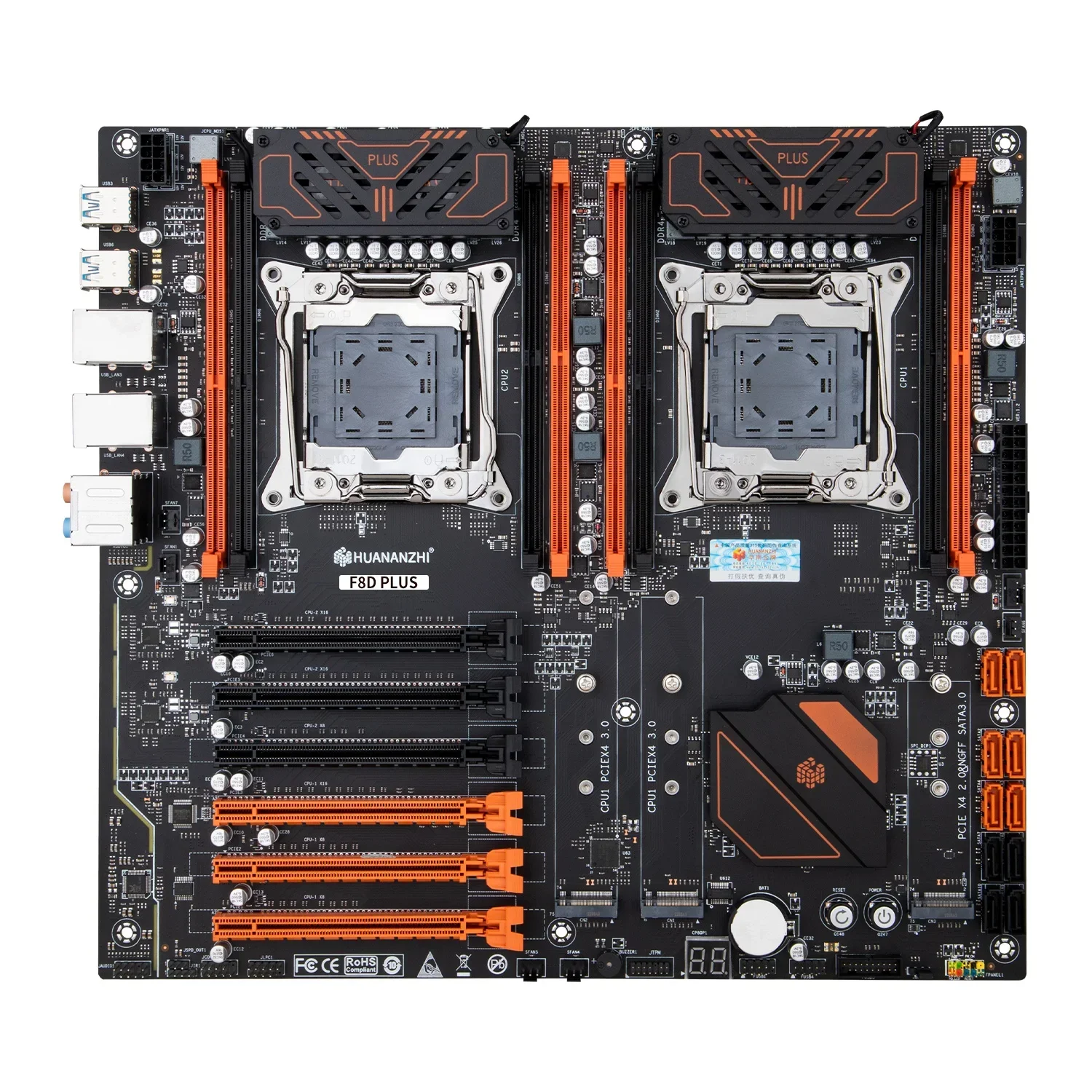 ชุดเมนบอร์ด X99 F8D PLUS ของ H - E5 2696 V3 บทวิจารณ์และราคา